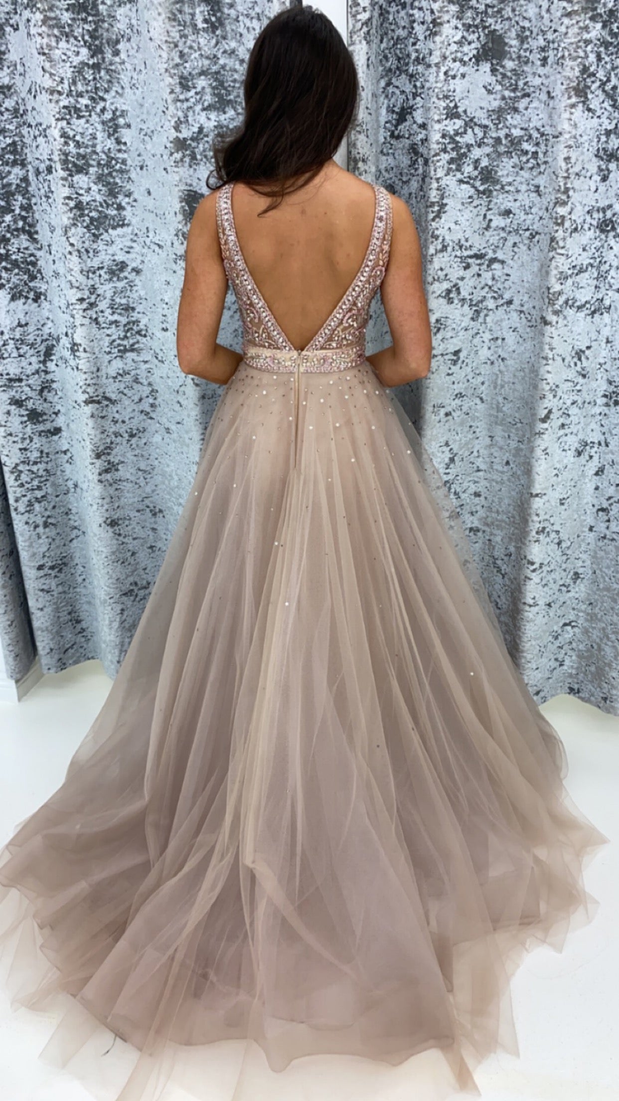 Champagne/Nude Ball Gown