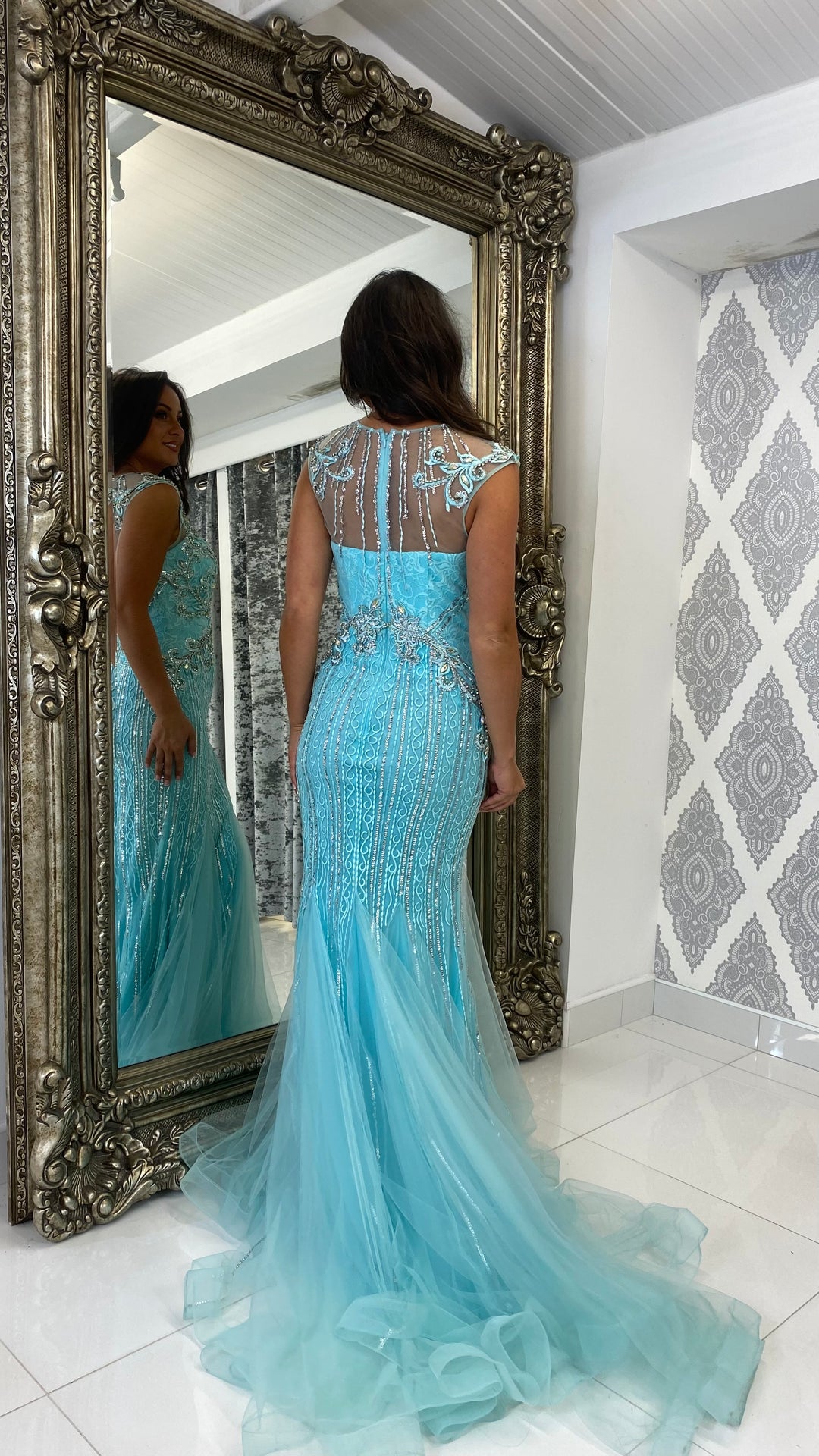 Turquoise prom dress uk cheap