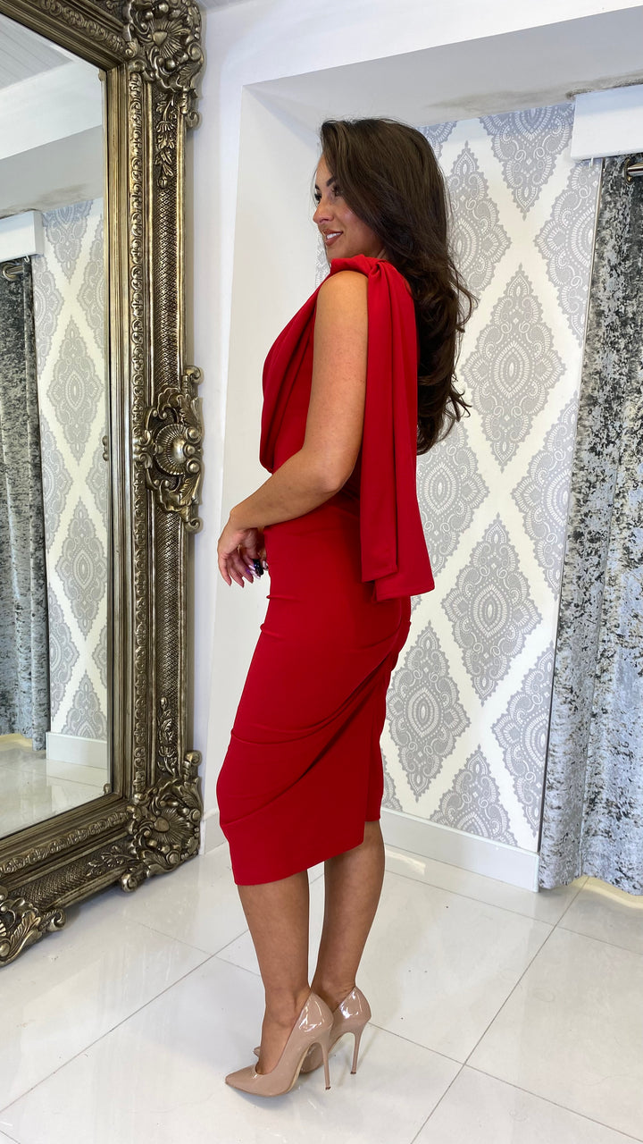Maxi Dress One Shoulder Dress Cover Up One Shoulder Wedding Guest Dress In Pink Rosies Closet Maxi Dress One Shoulder Dress Cover Up One Shoulder Wedding Guest Dress In Pink Rosies Closet