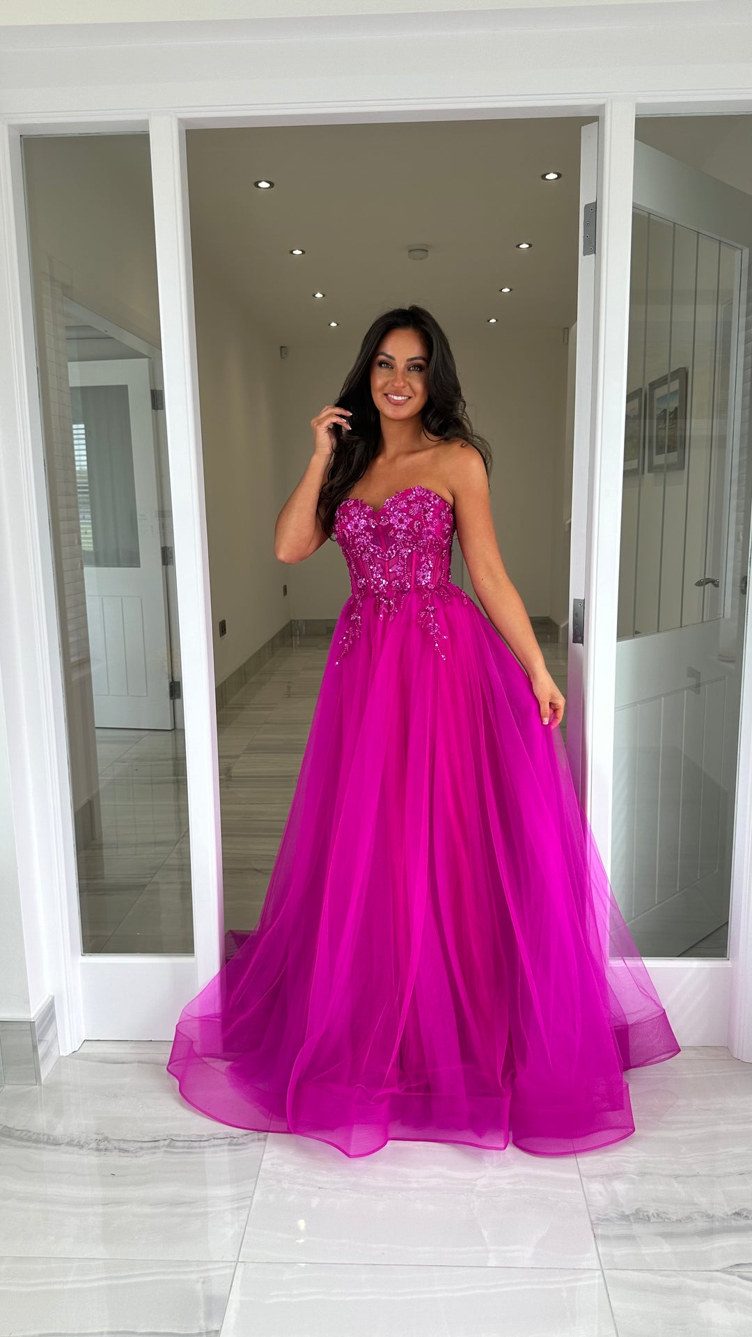 sparkle dress red Sequin Lace Prom with Slit, Ruffled Off-the-Shoulder Evening Dress Midi Dresses Burnt Orange size-3x Color:tan bust 34.7 in