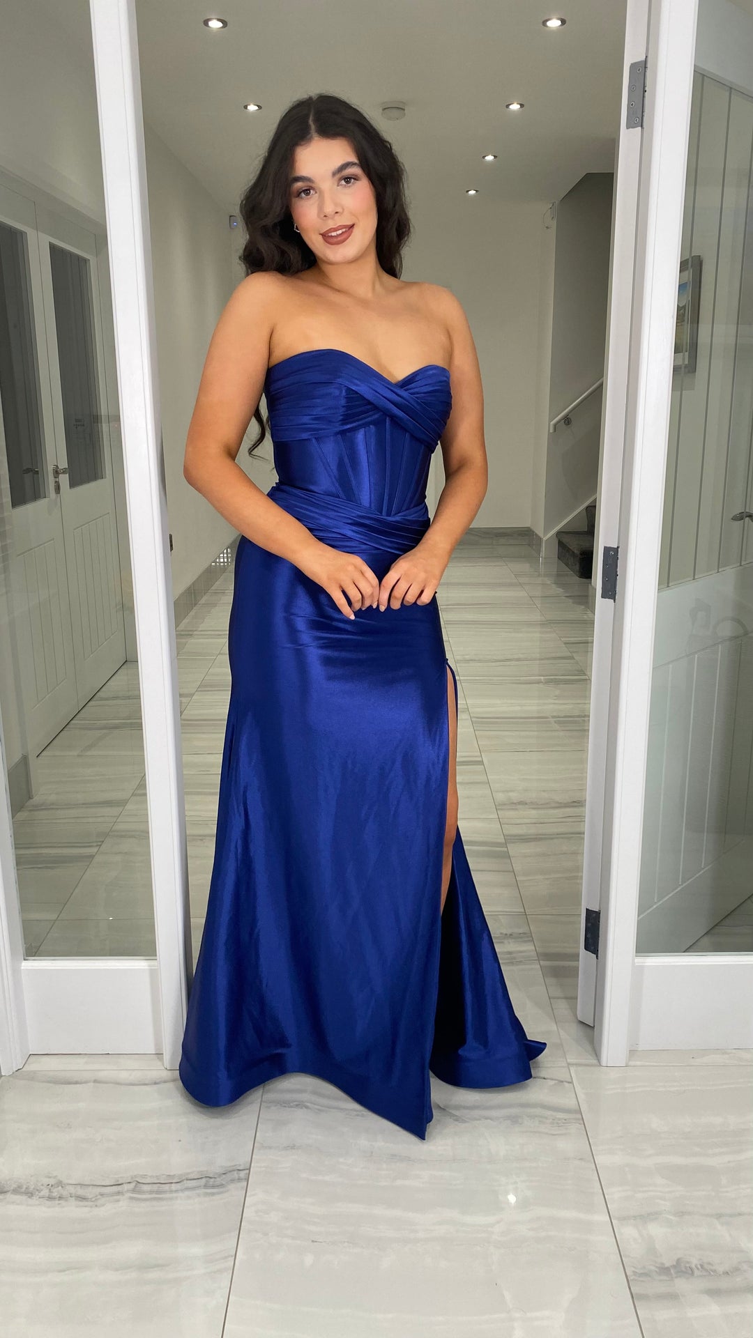 sachin and babi light blue dress Gabrielle Pewter Satin Maxi Dress| Pewter  dresshireaustralia