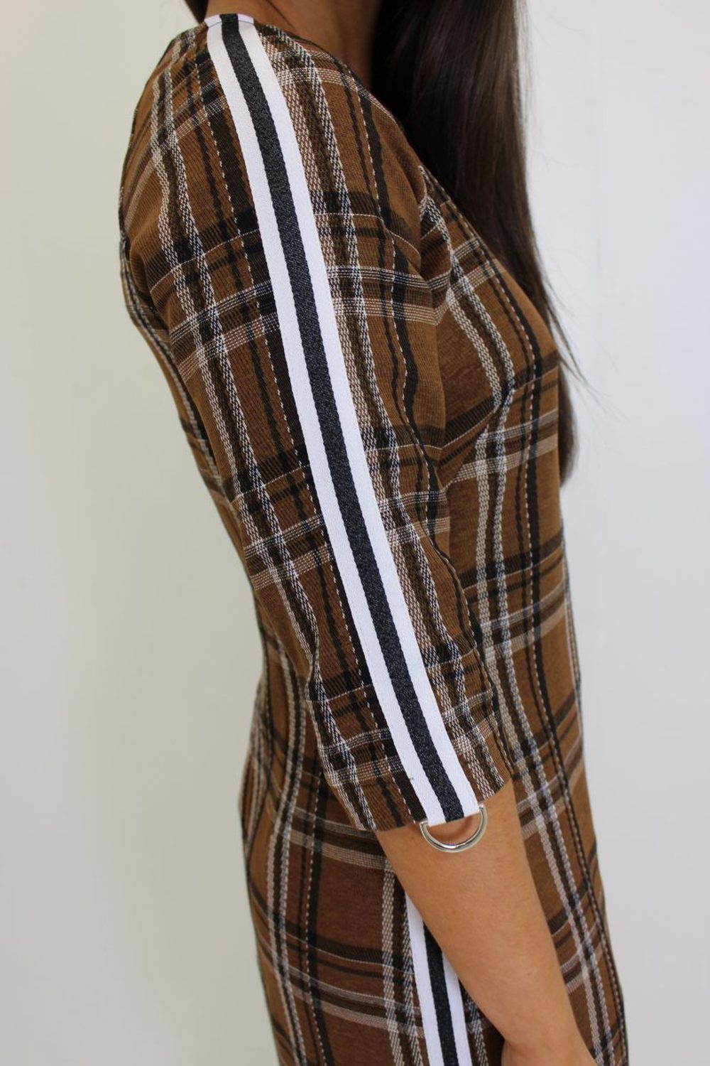 Stripe Detail Shift Dress