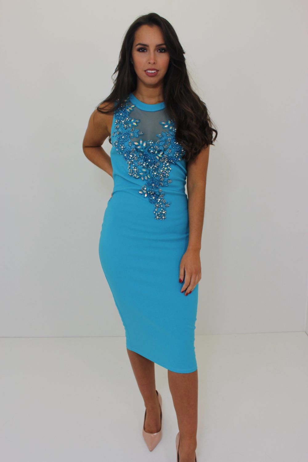 Crystal Dress Turquoise