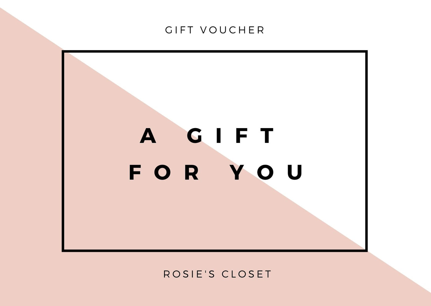 Rosie's Closet Gift Voucher