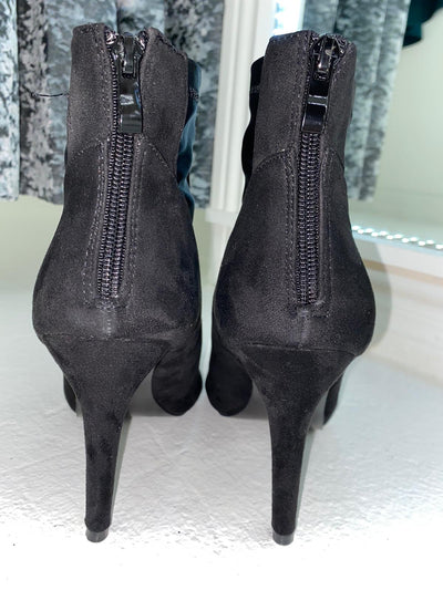 Black Heeled Ankle Boots