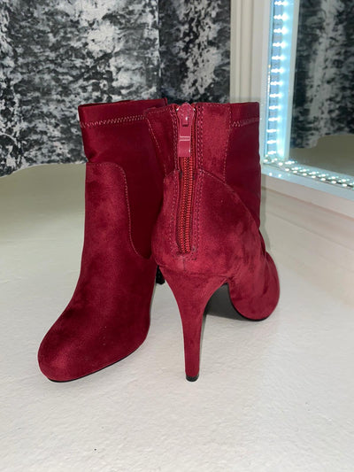 Red Heeled Ankle Boots