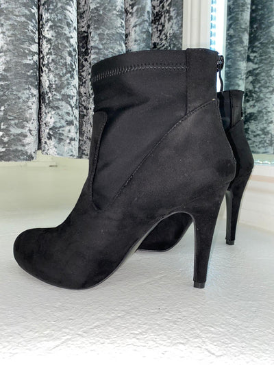 Black Heeled Ankle Boots